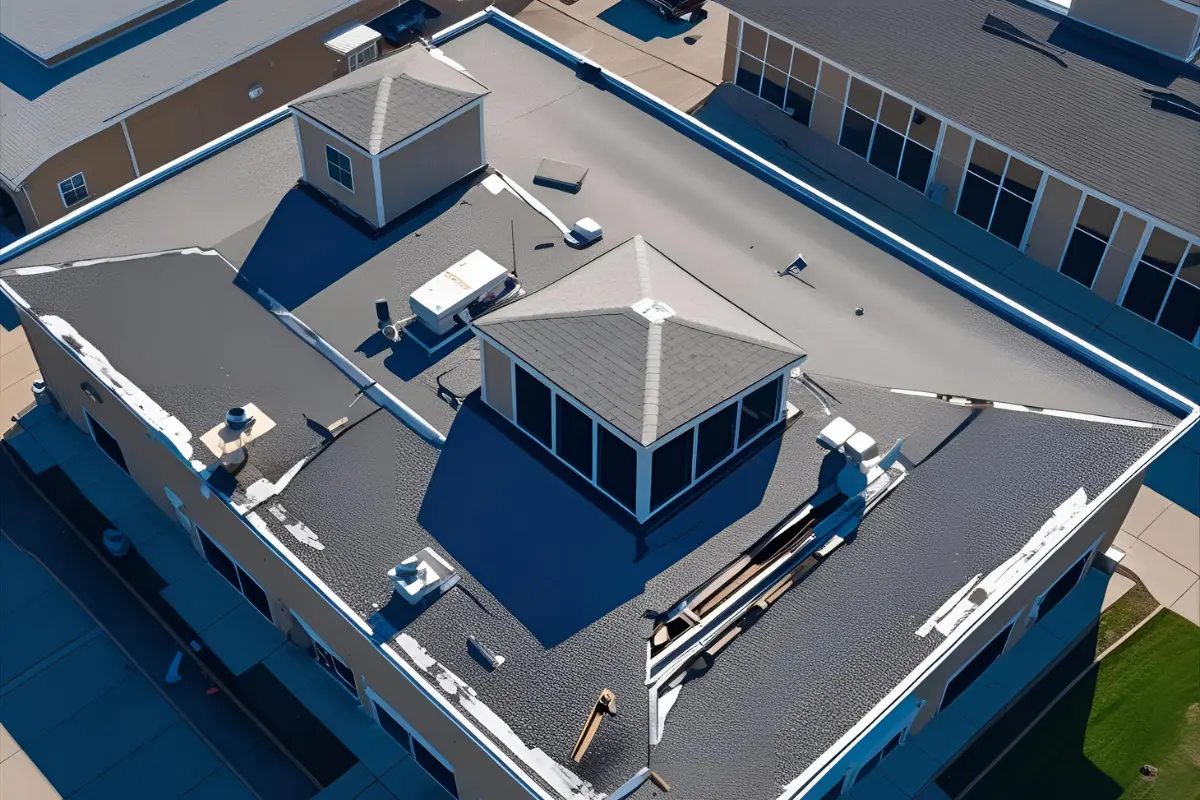 Damaged Commercial Roof