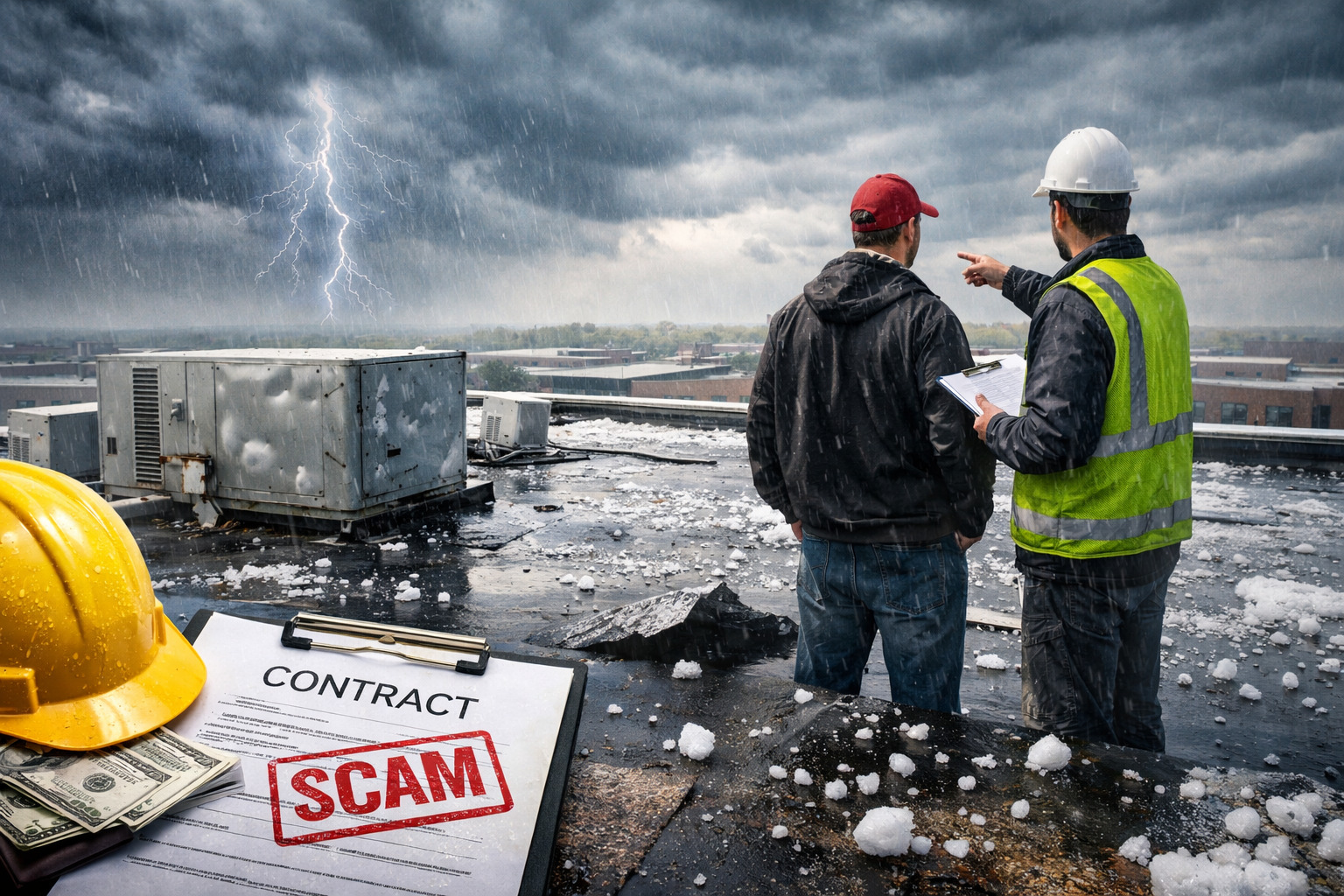 Common Commercial Roofing Scams