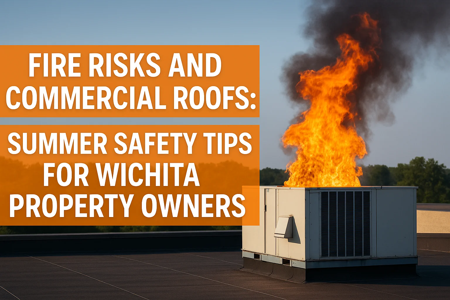 Fire Risks and Commercial Roofs Solid Rock Commercial Roofing Fire Risks and Commercial Roofs