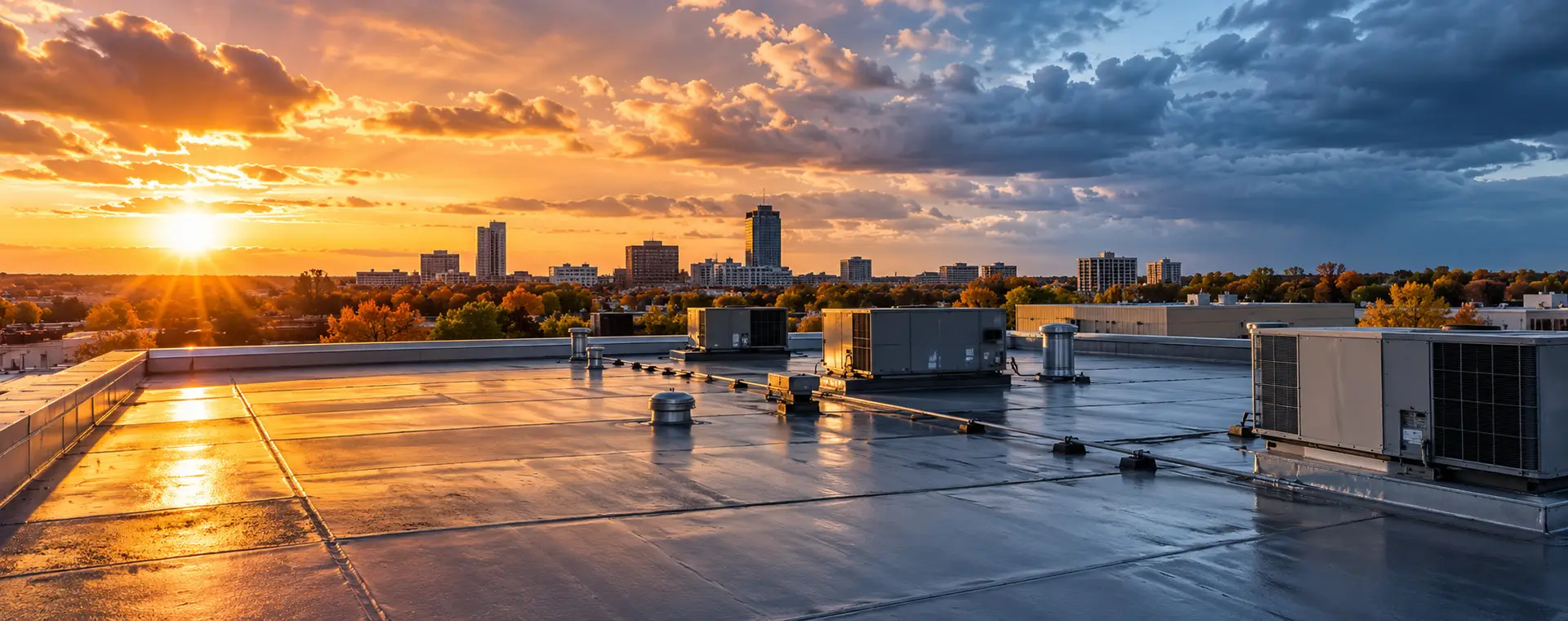 How Kansas Temperature Swings Can Affect Your Commercial Roof This Fall