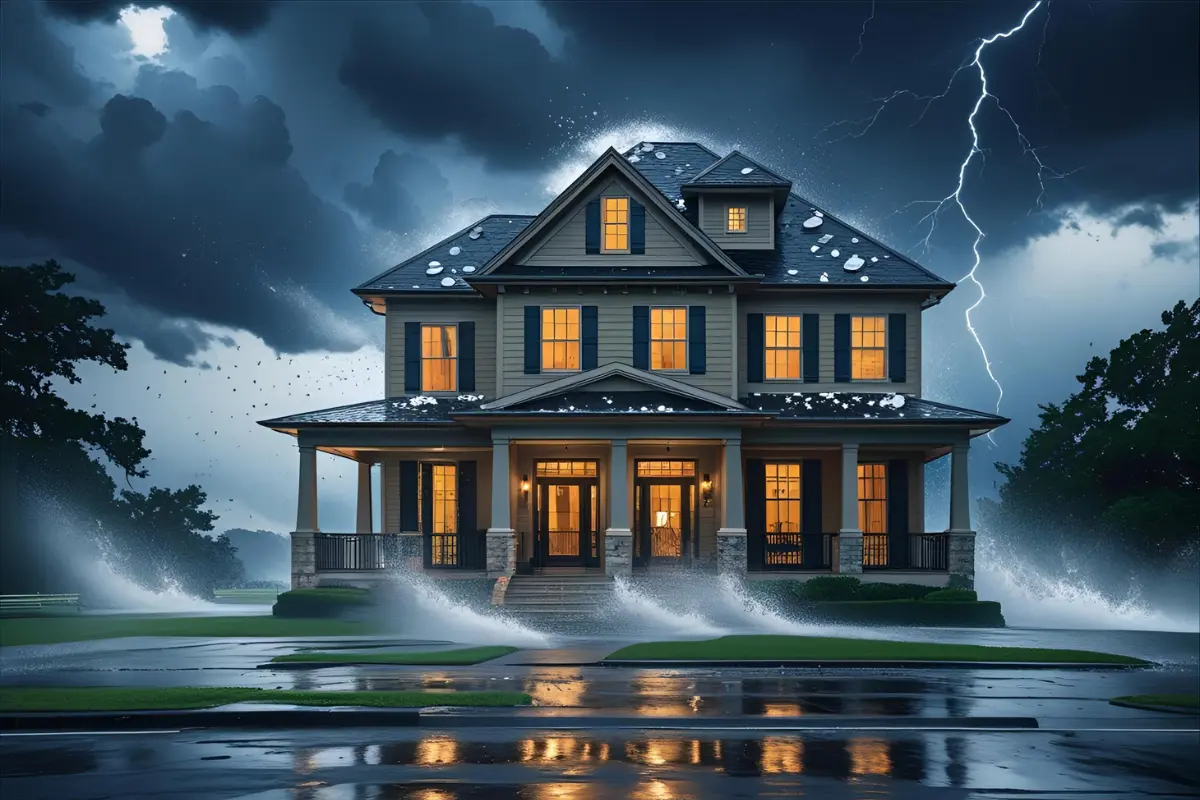Superior Wind and Hail Resistance of a house