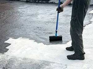 flatroofcoatinglenexaks Solid Rock Commercial Roofing Flat Roof Coating Lenexa, KS