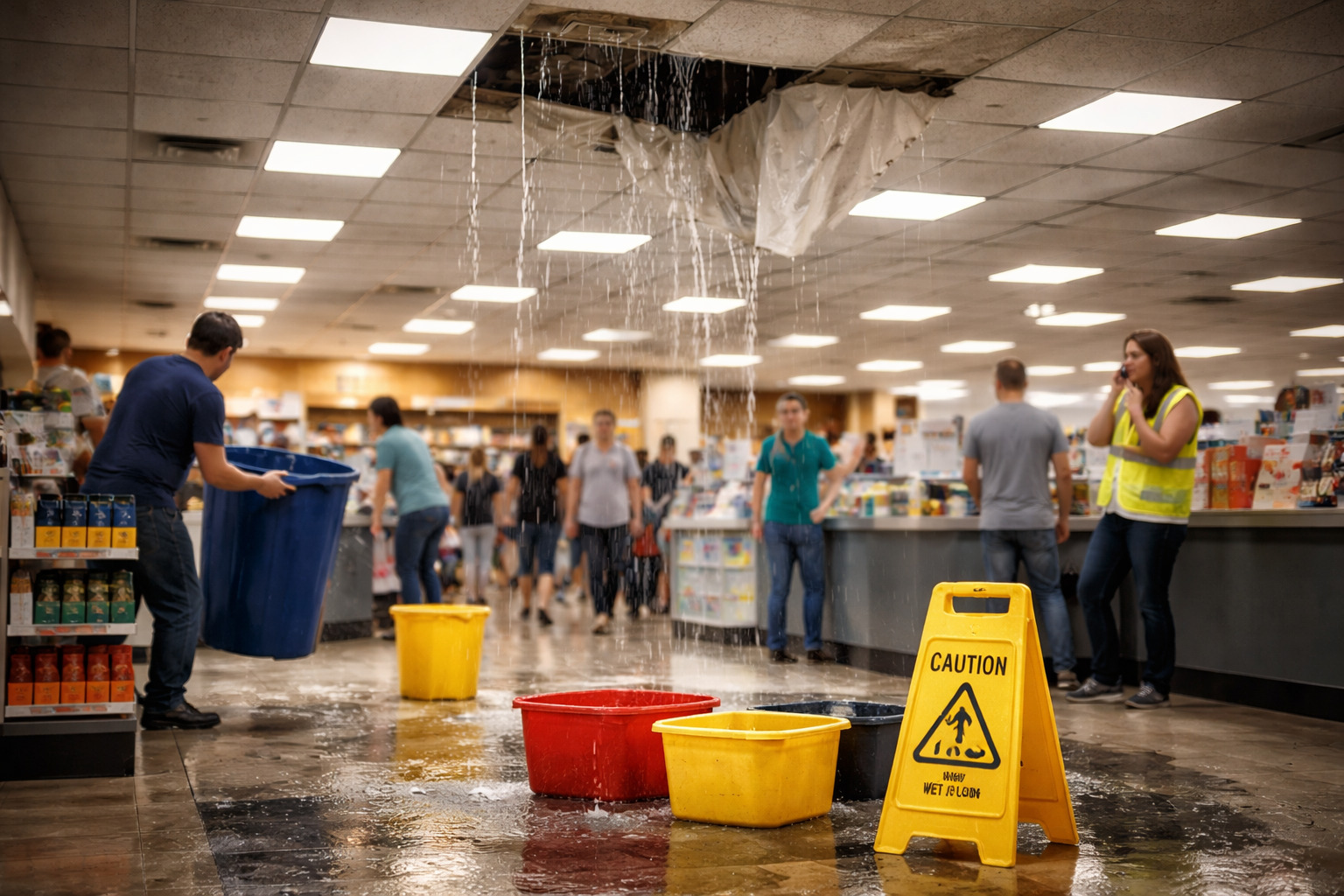 What Happens If a Commercial Roof Fails During Peak Business Hours?